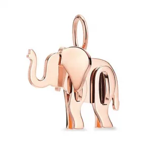 Tiffany Save the Wild 系列 18K 玫瑰金迷你大象吊饰  62867051