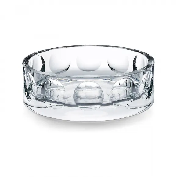 蒂芙尼/Tiffany Tiffany Pearl Cut 口吹水晶玻璃碗，直径 14 英寸。 67460235 