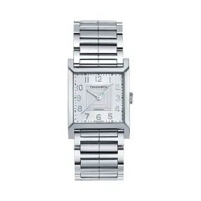 蒂芙尼/Tiffany Tiffany 1837 Makers 系列 27 毫米银色表盘不锈钢方形腕表 67460650