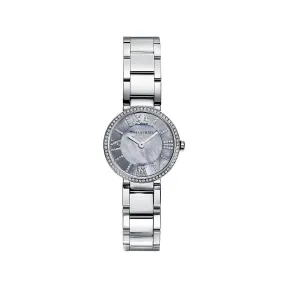 蒂芙尼/Tiffany Atlas? 24 毫米精钢镶钻石及灰色珍珠贝母腕表 69291635