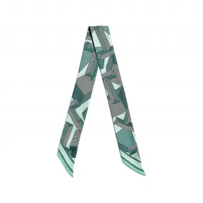 蒂芙尼/Tiffany Tiffany T 系列 Tiffany Blue® 蒂芙尼蓝色真丝 Giant T 缎带围巾