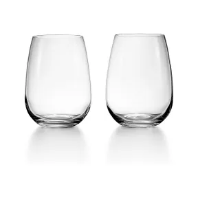 蒂芙尼/Tiffany Tiffany Home Essentials 水晶玻璃无柄白酒杯，两件套 72333144 