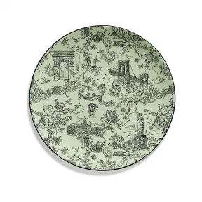 蒂芙尼/Tiffany Tiffany Toile 系列坦桑石骨瓷甜点盘