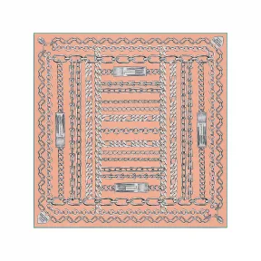 蒂芙尼/Tiffany Return to Tiffany™ 桃丝链条方形围巾 73250528