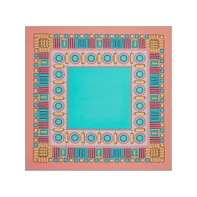 蒂芙尼/Tiffany Facets 方形围巾 Blue® SIlk 73250757