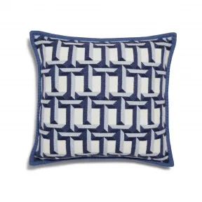 蒂芙尼/Tiffany T True 坦桑石色羊毛和羊绒靠垫 73476259