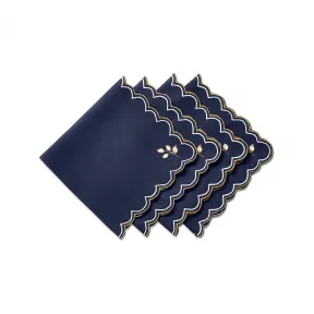 蒂芙尼/Tiffany Valse Bleue 亚麻餐巾四件套 73698405