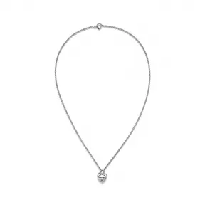 蒂芙尼/Tiffany Return to Tiffany® 纯银全心形标签吊坠和耳环套装 73911443