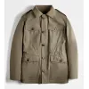 托德斯/Tod's Man 綠色 科技織物軍裝外套 X1M06490410WFTXLV602