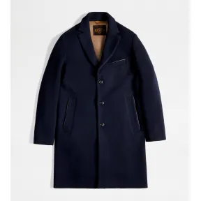 托德斯/Tod's 男人 蓝色 羊绒混纺大衣 X1M54490540WGHU805