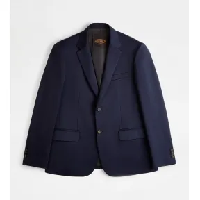 托德斯/Tod's 男人 蓝色 棉质西装外套 X2M74483000WDJU805