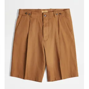 托德斯/Tod's Man BROWN Bermuda Shorts with Darts X3M83444080TZMXXS812
