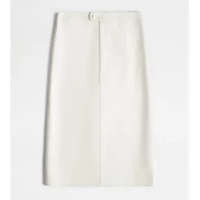 托德斯/Tod's Falda en Piel BLANCO Mujer X4W9248534ERAA48B013