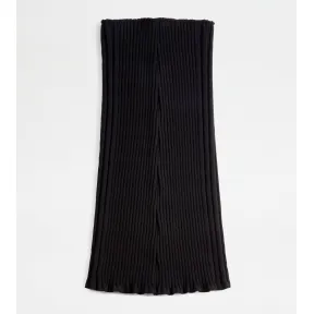 托德斯/Tod's 女人 黑色 针织半裙 X4W9447502EVRSB999