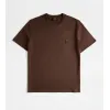 托德斯/Tod's 男人 棕色 圆领T恤 X5MB3475530VDNS803