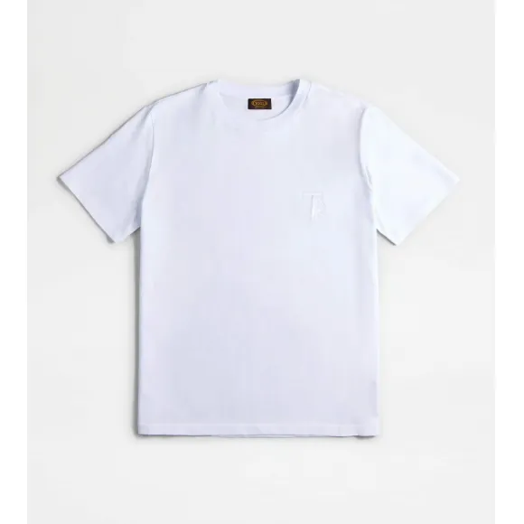 托德斯/Tod's 男人 白色 针织T恤 X5MB3485530VDNB001