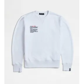 托德斯/Tod's 男人 白色 No_Code圆领运动衫 X5MB544N700UHBB001