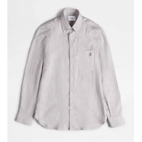 托德斯/Tod's 男人 彩色 亚麻衬衫 X6MA1496010WESS608