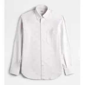 托德斯/Tod's 男人 酒红色 棉质衬衫 X6MA1496010WHMC009