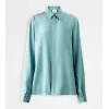 托德斯/Tod's 女人 绿色 真丝衬衣 X6WA1476020SBKV008