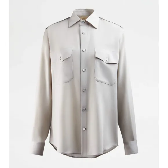 托德斯/Tod's Woman 灰色 羊毛裇衫 X6WA148609EVRM42B205