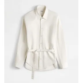 托德斯/Tod's Woman 白色 府綢恤衫 X6WA149616EWDA50B003