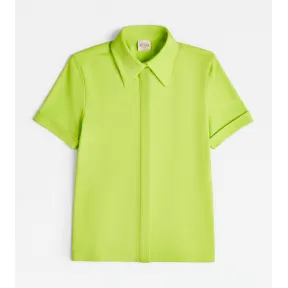 托德斯/Tod's Camisa en Tejido Jersey VERDE Mujer X6WA248604EWEF60V417