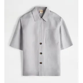 托德斯/Tod's Woman 灰色 亞麻恤衫 X6WA248612ETLE48B206