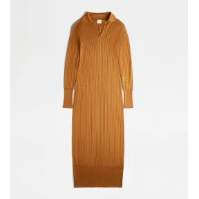 托德斯/Tod's 女人 棕色 针织长裙 X7WM3497040VQCS201