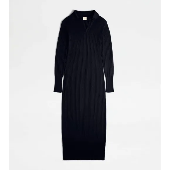 托德斯/Tod's 女人 蓝色 针织长裙 X7WM3497040VQCU809