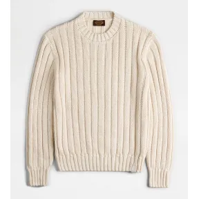 托德斯/Tod's Jersey Cuello Caja BLANCO Hombre X8MC1488110QWXWSB018