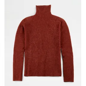 托德斯/Tod's Woman ORANGE Turtleneck Jumper X8WC1478020VOCWSG810