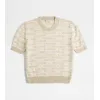 托德斯/Tod's Jersey Mixto Lino de Manga Corta BICOLOR Mujer X8WC148836EWGAXZ0PF1