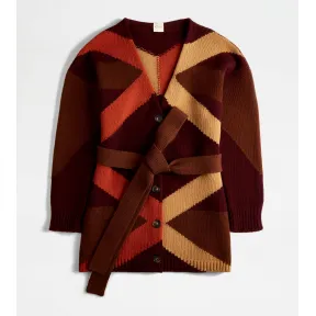 托德斯/Tod's 女人 彩色 羊毛开衫 X8WC1498140VDR0C70