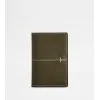 托德斯/Tod's Man GREEN Credit Card Holder in Leather XAMIMPFA200SNRPZ7O29