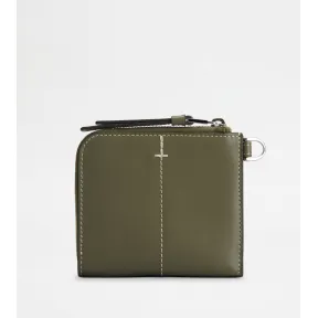 托德斯/Tod's Man GREEN Leather Pouch XAMIMSF0300QNTPZV617