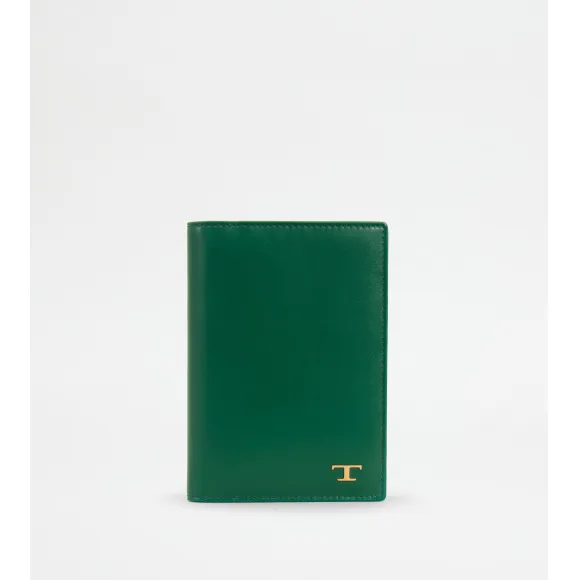 托德斯/Tod's 男人 绿色 牛皮护照包 XAMTSIDF200QNTV418