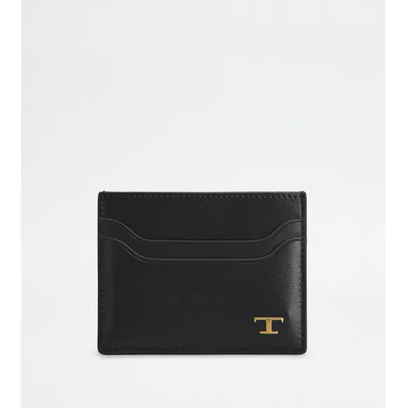 托德斯/Tod's 男人 黑色 皮革信用卡包 XAMTSIF0200QIDB999