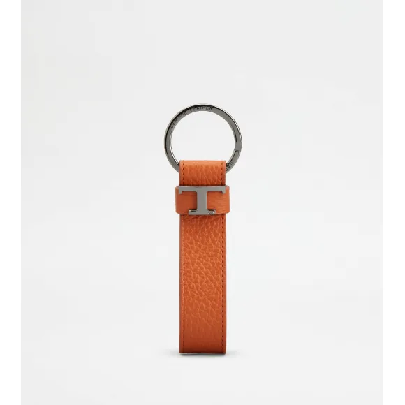 托德斯/Tod's Man 橙色 皮革鎖匙扣 XAMTSIGA200RIAPZG844