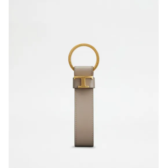 托德斯/Tod's 男人 灰色 皮革钥匙扣 XAMTSIGA200RLOV618