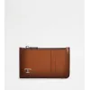 托德斯/Tod's Man BROWN Credit Card Holder in Leather XAMTSYF8300SNQPZG807