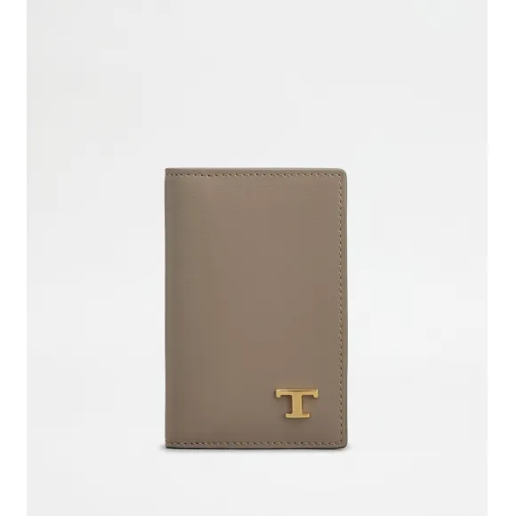 托德斯/Tod's 男人 灰色 Tod's皮革卡包 XAMTSYFA200RLOV618