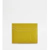 托德斯/Tod's Unisex GREEN Credit Card Holder in Leather XAUTLEF0200QNTPZV019