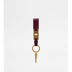托德斯/Tod's Woman BURGUNDY Kate Key Holder in Leather XAWAOYG1300RORPZL823