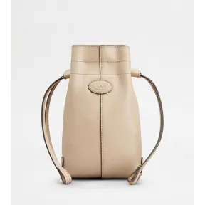 托德斯/Tod's Woman NATURAL Di Bag超小號皮革抽繩袋 XAWDBST0000RORPZC600