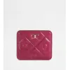 托德斯/Tod's Woman PINK Tod's Signature Cardholder XAWTSM5020099DPZR820