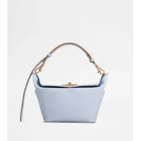 托德斯/Tod's Woman ライトブルー トッズ タイムレス T-ボックス レザー バッグ ミニ XBWTOTW0100XPRPZU017