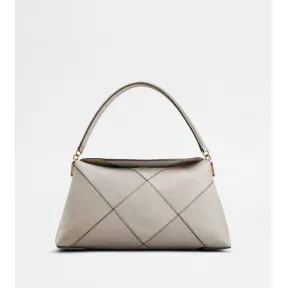 托德斯/Tod's 女人 灰色 Tod's T Case小号皮革邮差托特包 XBWTSTYN200T6PB221