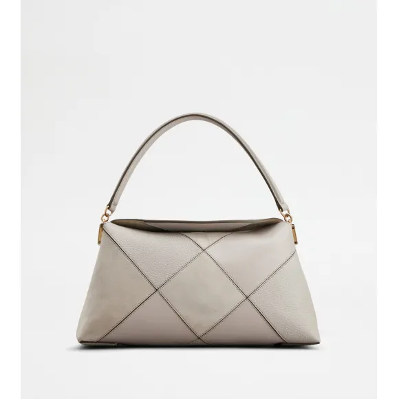 托德斯/Tod's 女人 灰色 Tod's T Case小号皮革邮差托特包 XBWTSTYN200T6PB221