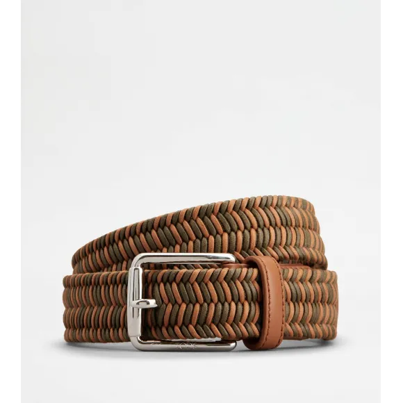 托德斯/Tod's Cinturón en Tejido y Piel MULTICOLOR Hombre XCMCPR23100RJT005O78